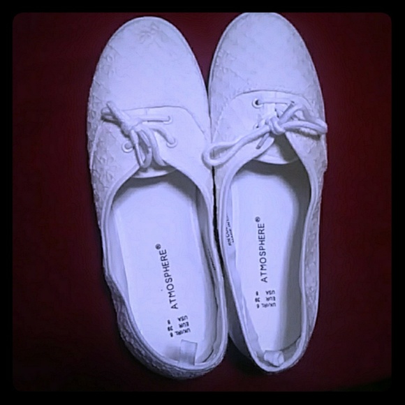 Primark Shoes Primark White Flats Poshmark